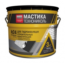 Мастика МГТН № 24 гидроизоляционная, 20 кг.